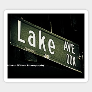 Lake Avenue, Pasadena, California by Mistah Wilson Sticker